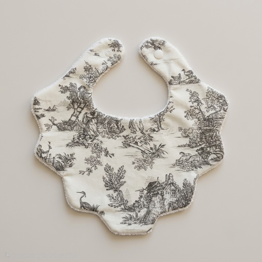 Bavoirs Toile de Jouy