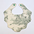 Bavoirs Toile de Jouy - Vert